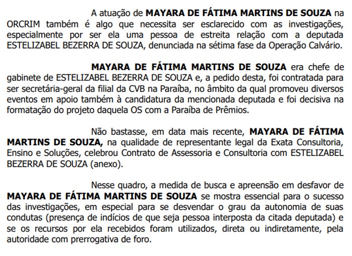 Nota Nacional_ Ex-chefe de gabinete da deputada Estela Bezerra é apontada como integrante da ORCRIM Girassol
